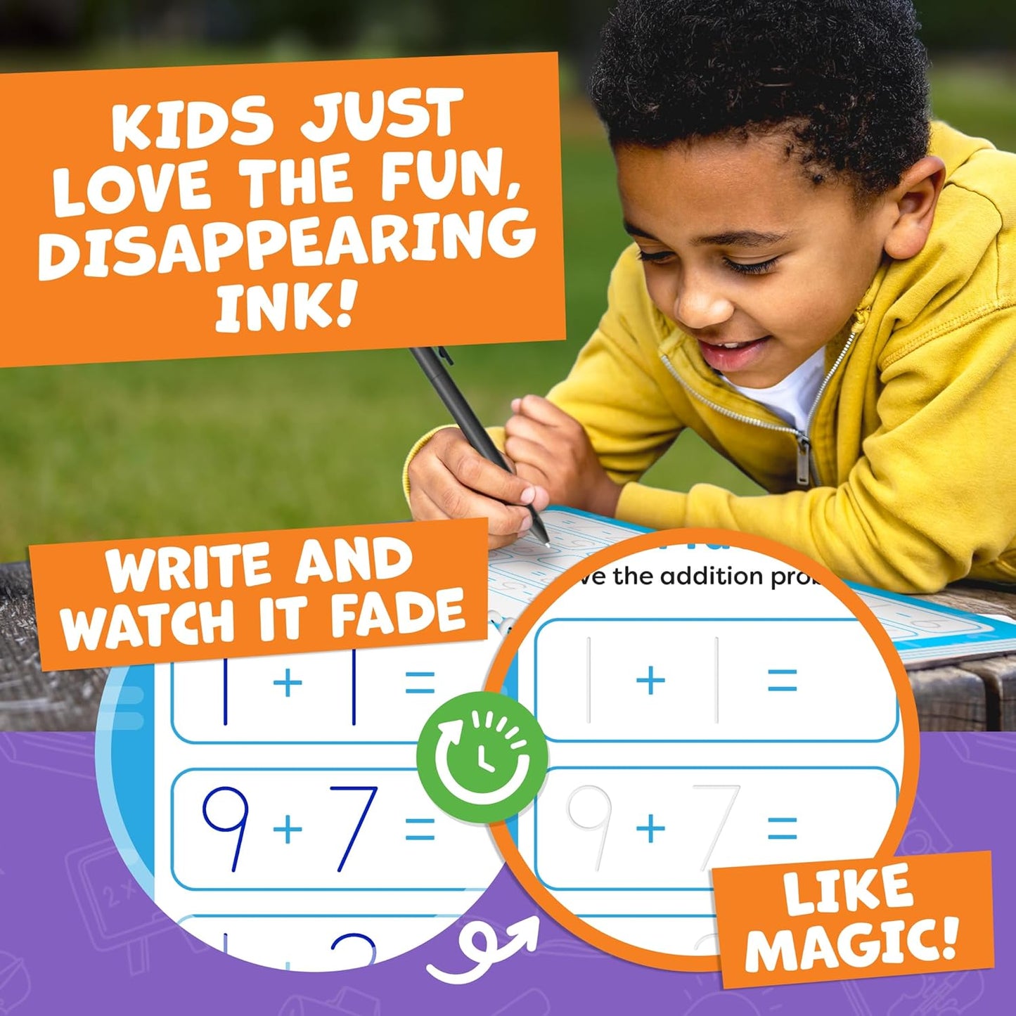 Magic Grooved Writing Practice for Kids Age 3-5 - Grooved Writing Books for Kids 3-5 - Handwriting Practice for Kids 5-7 - Tracing Books, Toys for 4 Year Old - Preschool Learning Activities